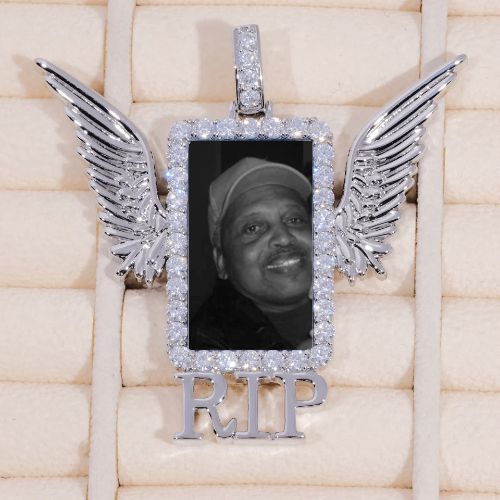 RIP WING 3D CUSTOM PICTURE PENDANT