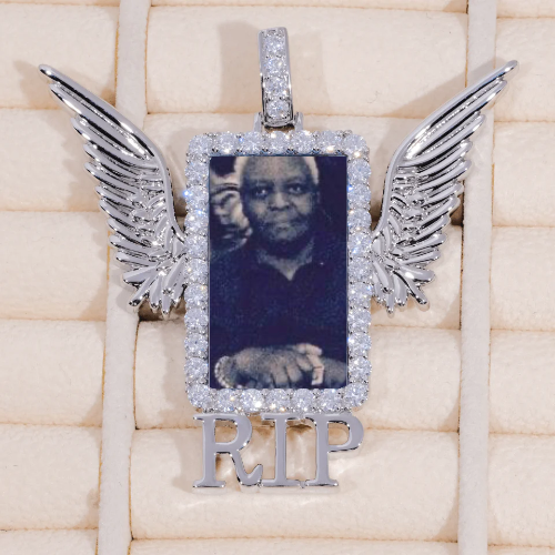RIP WING 3D CUSTOM PICTURE PENDANT