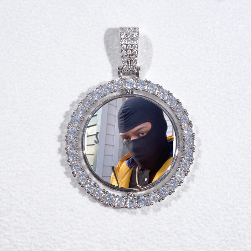 3D Spinning 2-Faced Custom Picture Pendant