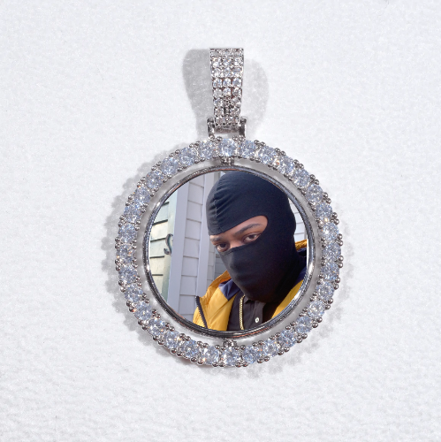 3D Spinning 2-Faced Custom Picture Pendant