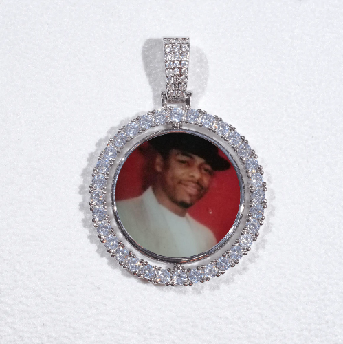 3D Spinning 2-Faced Custom Picture Pendant