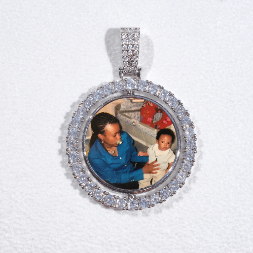 3D Spinning 2-Faced Custom Picture Pendant