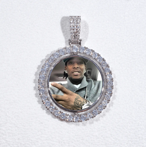 3D Spinning 2-Faced Custom Picture Pendant