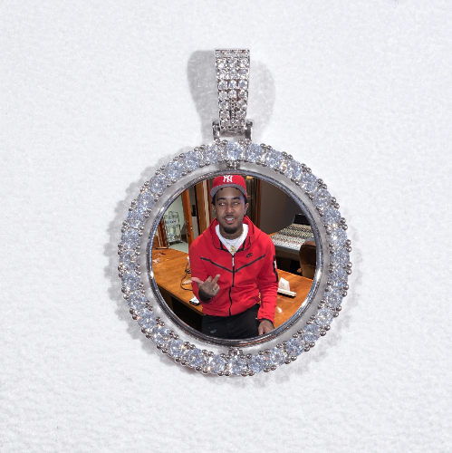 3D Spinning 2-Faced Custom Picture Pendant