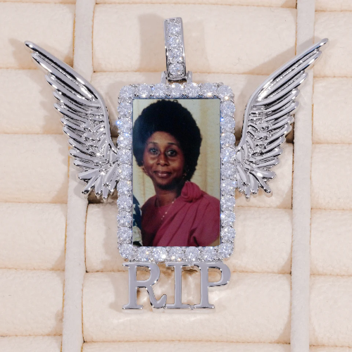 RIP WING 3D CUSTOM PICTURE PENDANT