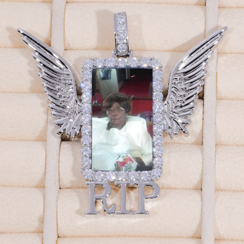 RIP WING 3D CUSTOM PICTURE PENDANT