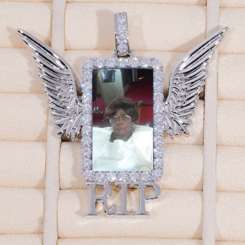 RIP WING 3D CUSTOM PICTURE PENDANT