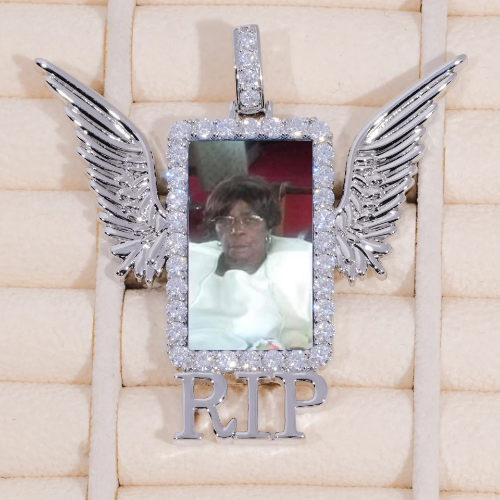 RIP WING 3D CUSTOM PICTURE PENDANT