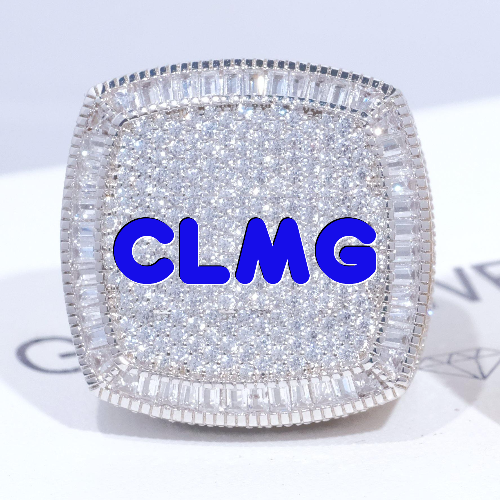CUSTOM LETTER 3D ICED RING