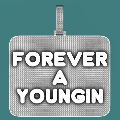 CUSTOM LETTER NECKLACE 3D BIG SQUARE