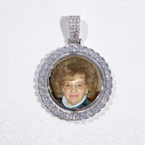 3D Spinning 2-Faced Custom Picture Pendant