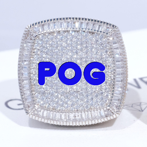 CUSTOM LETTER 3D ICED RING