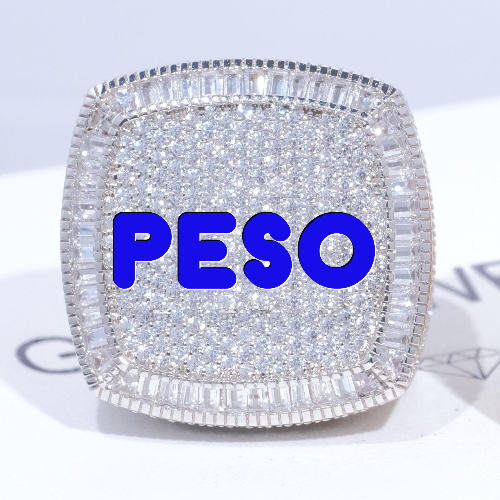 CUSTOM LETTER 3D ICED RING