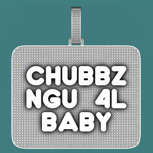 CUSTOM LETTER NECKLACE 3D BIG SQUARE