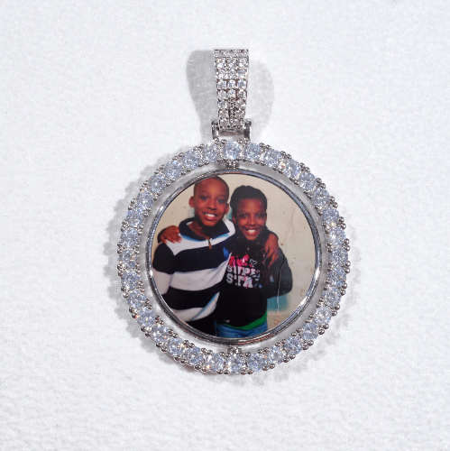 3D Spinning 2-Faced Custom Picture Pendant