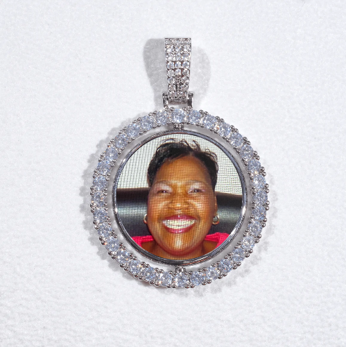 3D Spinning 2-Faced Custom Picture Pendant