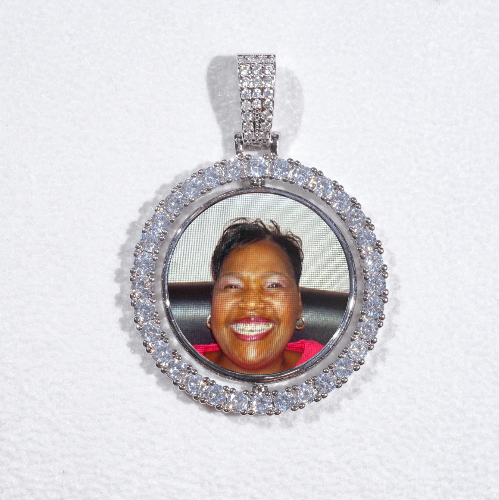 3D Spinning 2-Faced Custom Picture Pendant