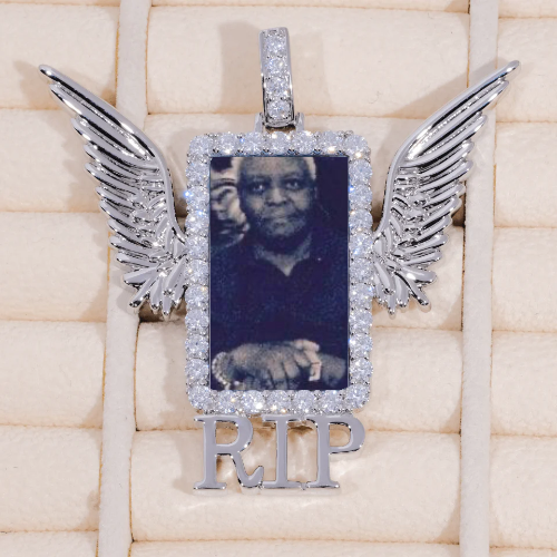 RIP WING 3D CUSTOM PICTURE PENDANT