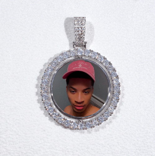 3D Spinning 2-Faced Custom Picture Pendant