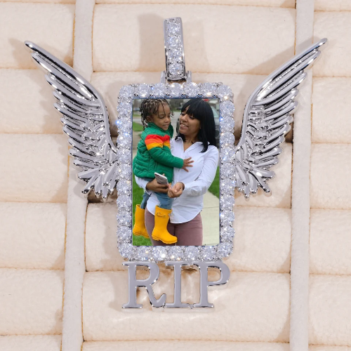 RIP WING 3D CUSTOM PICTURE PENDANT