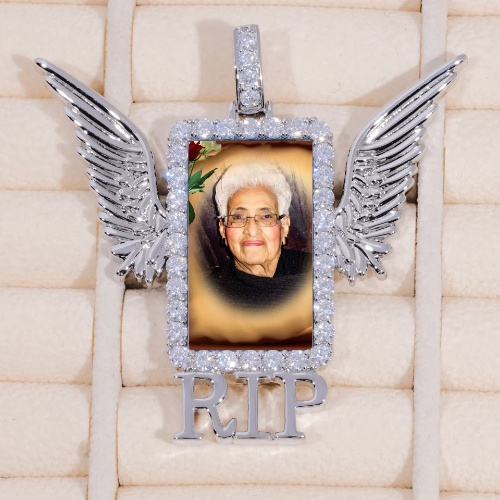 RIP WING 3D CUSTOM PICTURE PENDANT