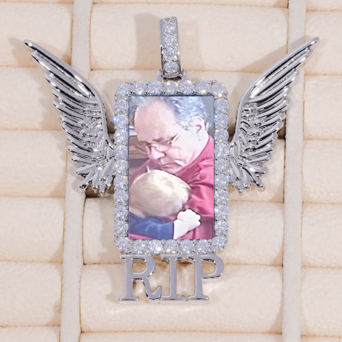 RIP WING 3D CUSTOM PICTURE PENDANT