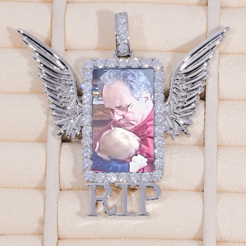 RIP WING 3D CUSTOM PICTURE PENDANT