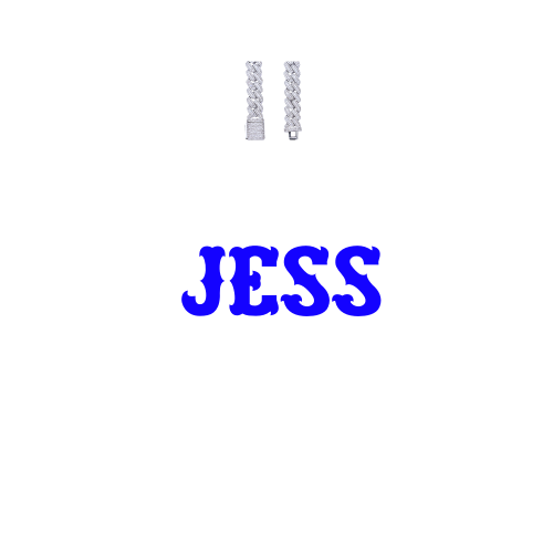 Custom Letters Freibeuter Font Necklace