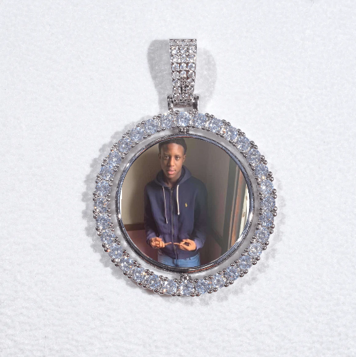 3D Spinning 2-Faced Custom Picture Pendant