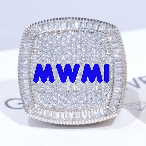 CUSTOM LETTER 3D ICED RING