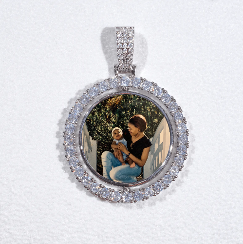 3D Spinning 2-Faced Custom Picture Pendant