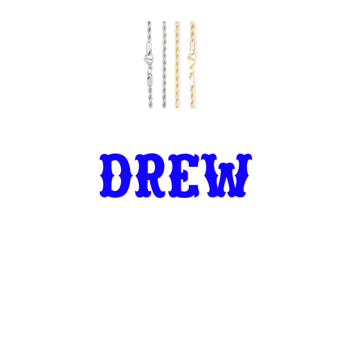 Custom Letters Freibeuter Font Necklace