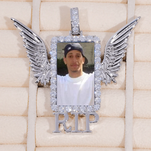 RIP WING 3D CUSTOM PICTURE PENDANT