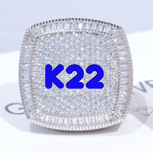 CUSTOM LETTER 3D ICED RING
