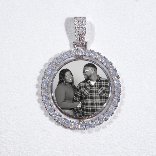 3D Spinning 2-Faced Custom Picture Pendant