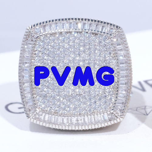 CUSTOM LETTER 3D ICED RING