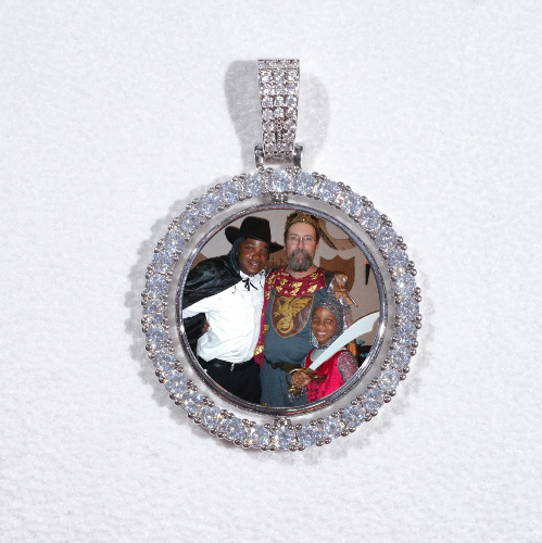 3D Spinning 2-Faced Custom Picture Pendant