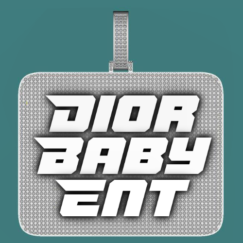 CUSTOM LETTER NECKLACE 3D BIG SQUARE