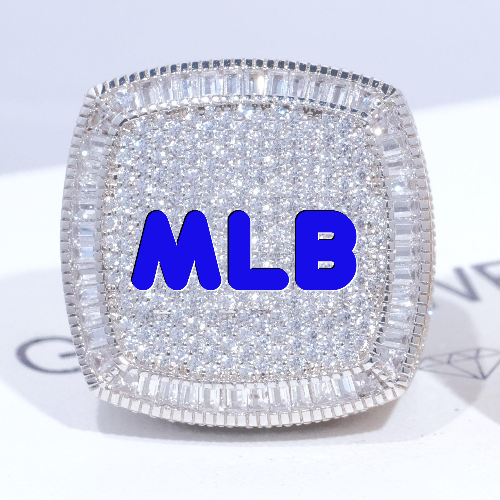 CUSTOM LETTER 3D ICED RING