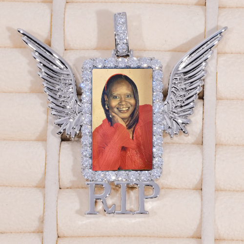 RIP WING 3D CUSTOM PICTURE PENDANT