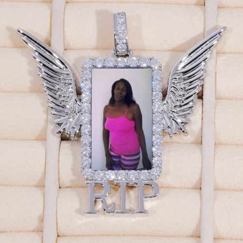 RIP WING 3D CUSTOM PICTURE PENDANT