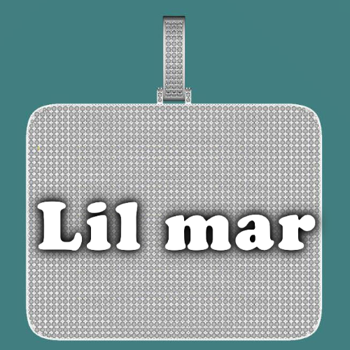 CUSTOM LETTER NECKLACE 3D BIG SQUARE