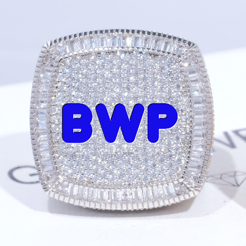 CUSTOM LETTER 3D ICED RING