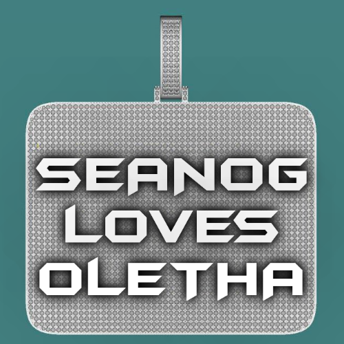 CUSTOM LETTER NECKLACE 3D BIG SQUARE