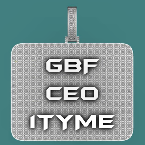 CUSTOM LETTER NECKLACE 3D BIG SQUARE