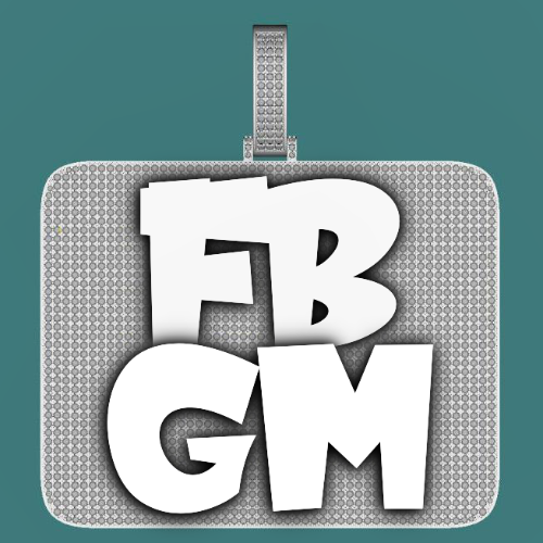 CUSTOM LETTER NECKLACE 3D BIG SQUARE
