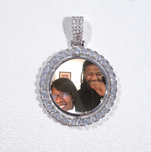 3D Spinning 2-Faced Custom Picture Pendant