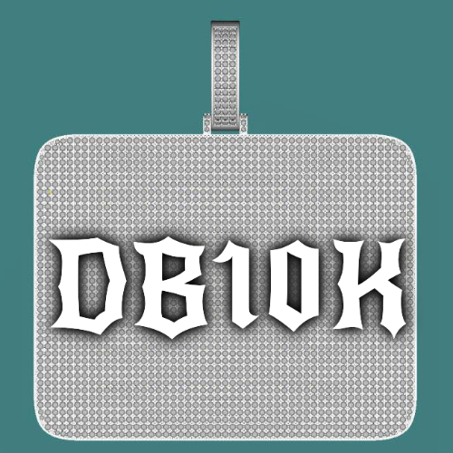 CUSTOM LETTER NECKLACE 3D BIG SQUARE