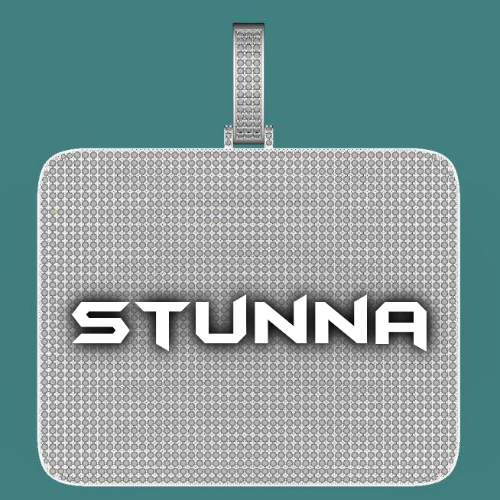 CUSTOM LETTER NECKLACE 3D BIG SQUARE