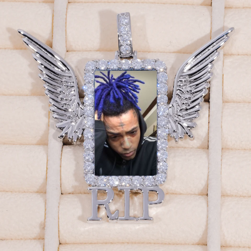 RIP WING 3D CUSTOM PICTURE PENDANT